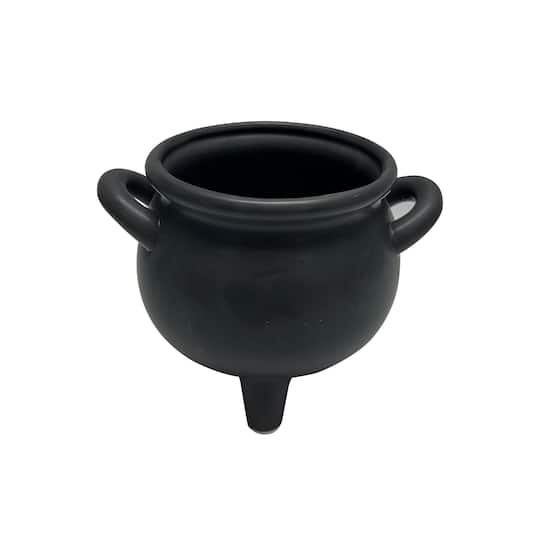 Black Ceramic Cauldron by Ashland®